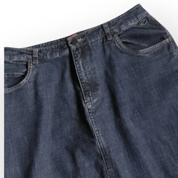 Point Zero Dark Denim Maxi Skirt - Picture 2 of 11